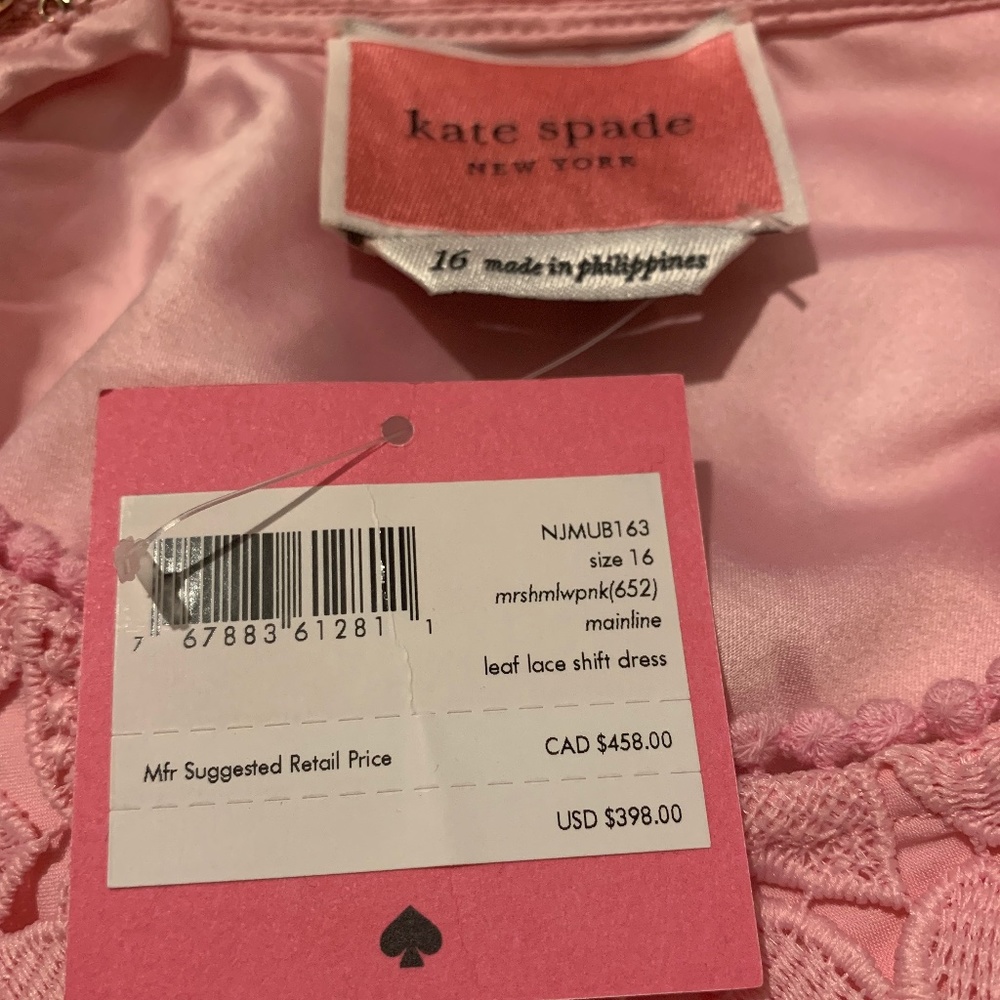 Kate Spade lace shift dress